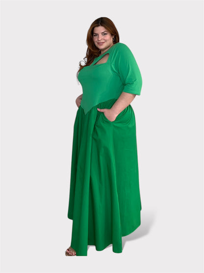 Maxi Green With Pocket