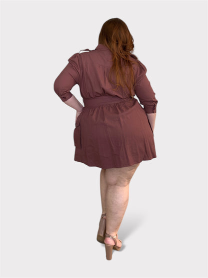 Mauve Belt Dress