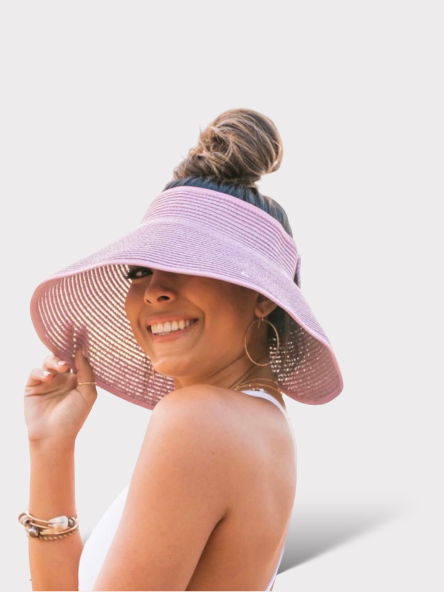 Visera Plegable Ciruela