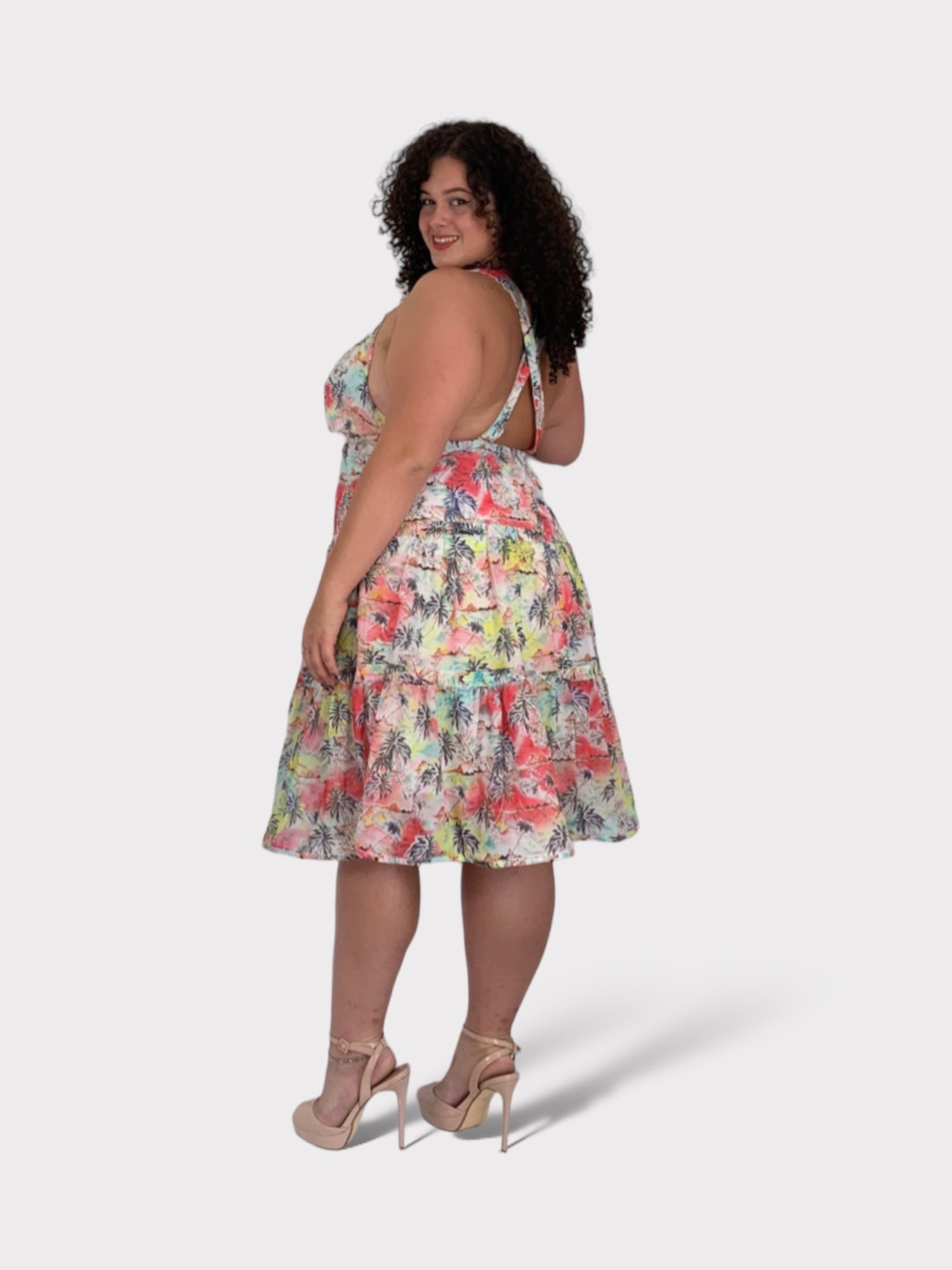 Vestido midi de cachemira