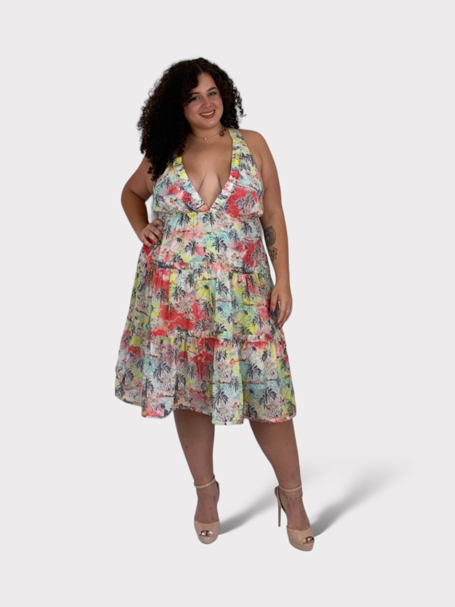 Vestido midi de cachemira