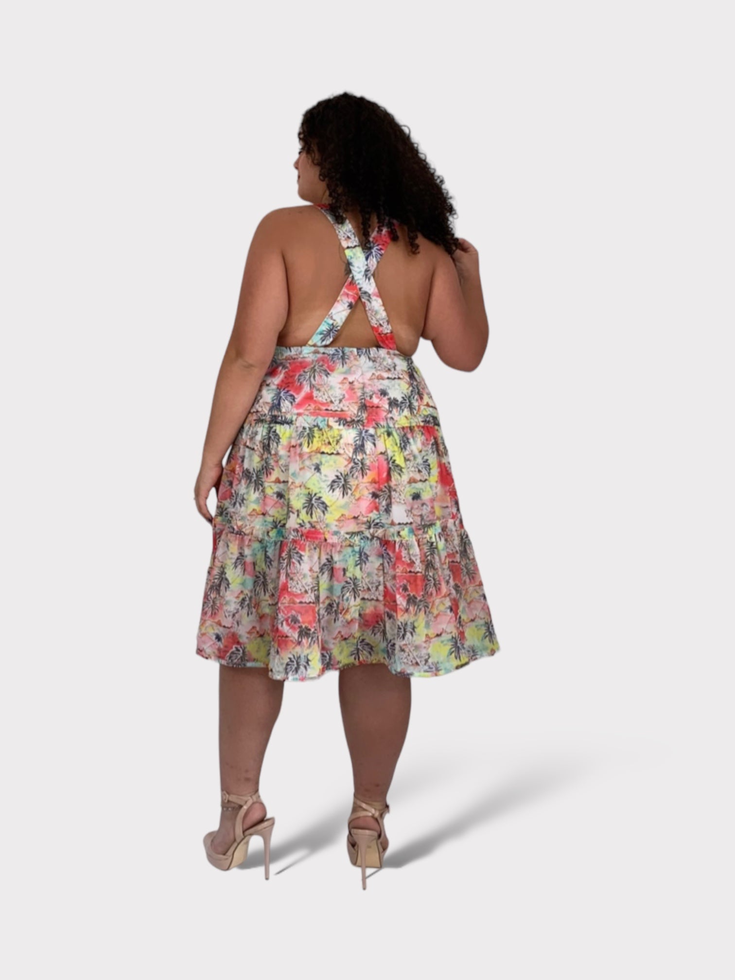 Vestido midi de cachemira